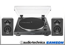 Audio Technica AT-LP60X + Samson M50